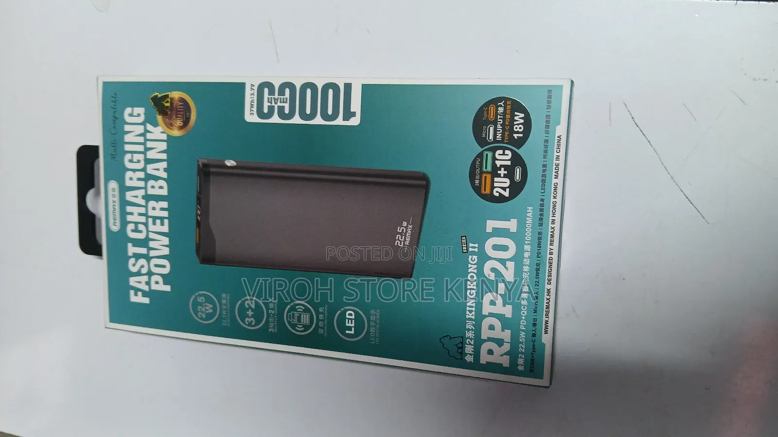 Remax Power Bank 10000mah 22.5W Power