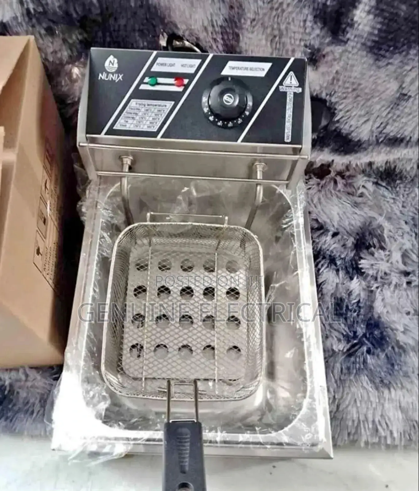 6 Litres Single Deep Frier Nunix