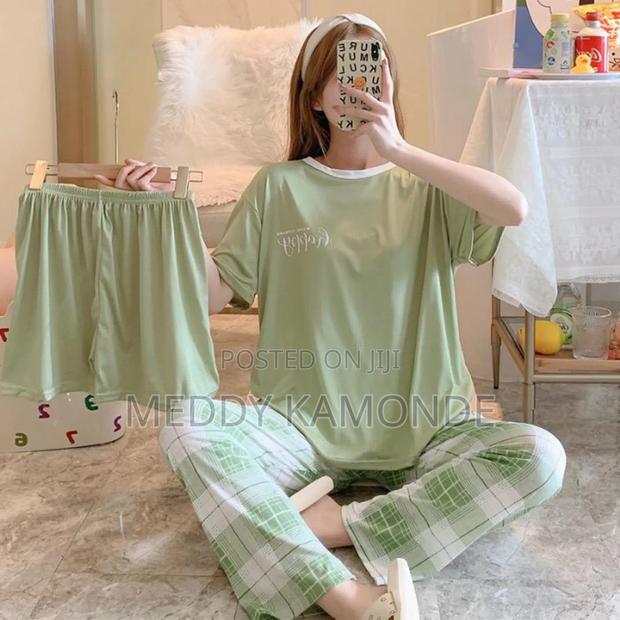 Short/Trouser/Tshirt 3pc Pajama/Sleep Wear Set - main view