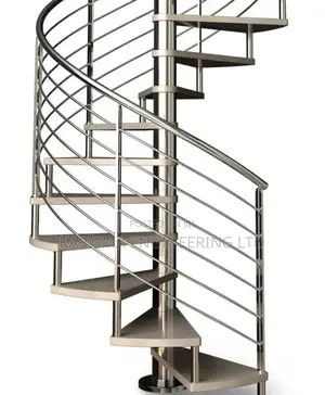 Spiral Stainless Steel Staircase