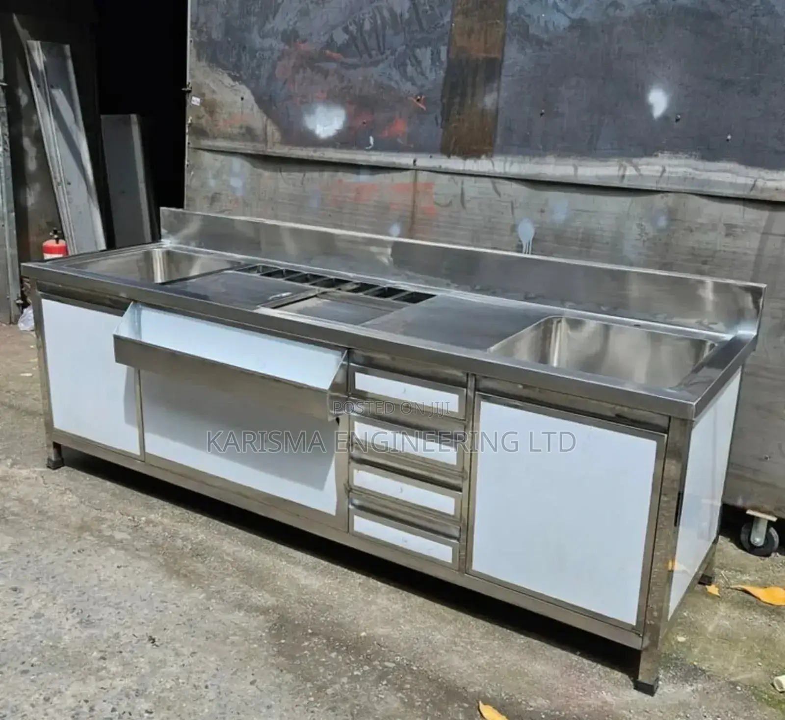 Stainless Steel Sink and Countertop Combo