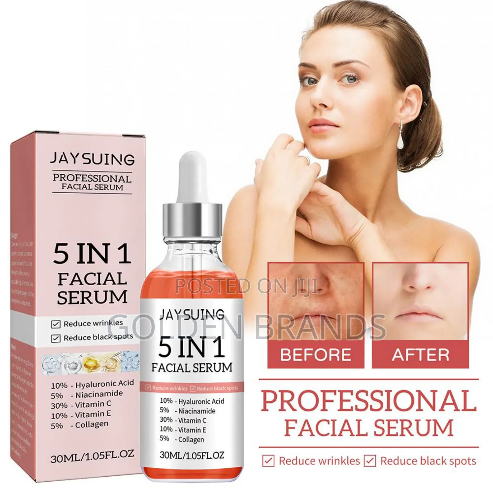 5 in 1 Anti Wrinkle Anti Aging Face Serum With 50% Vitamin