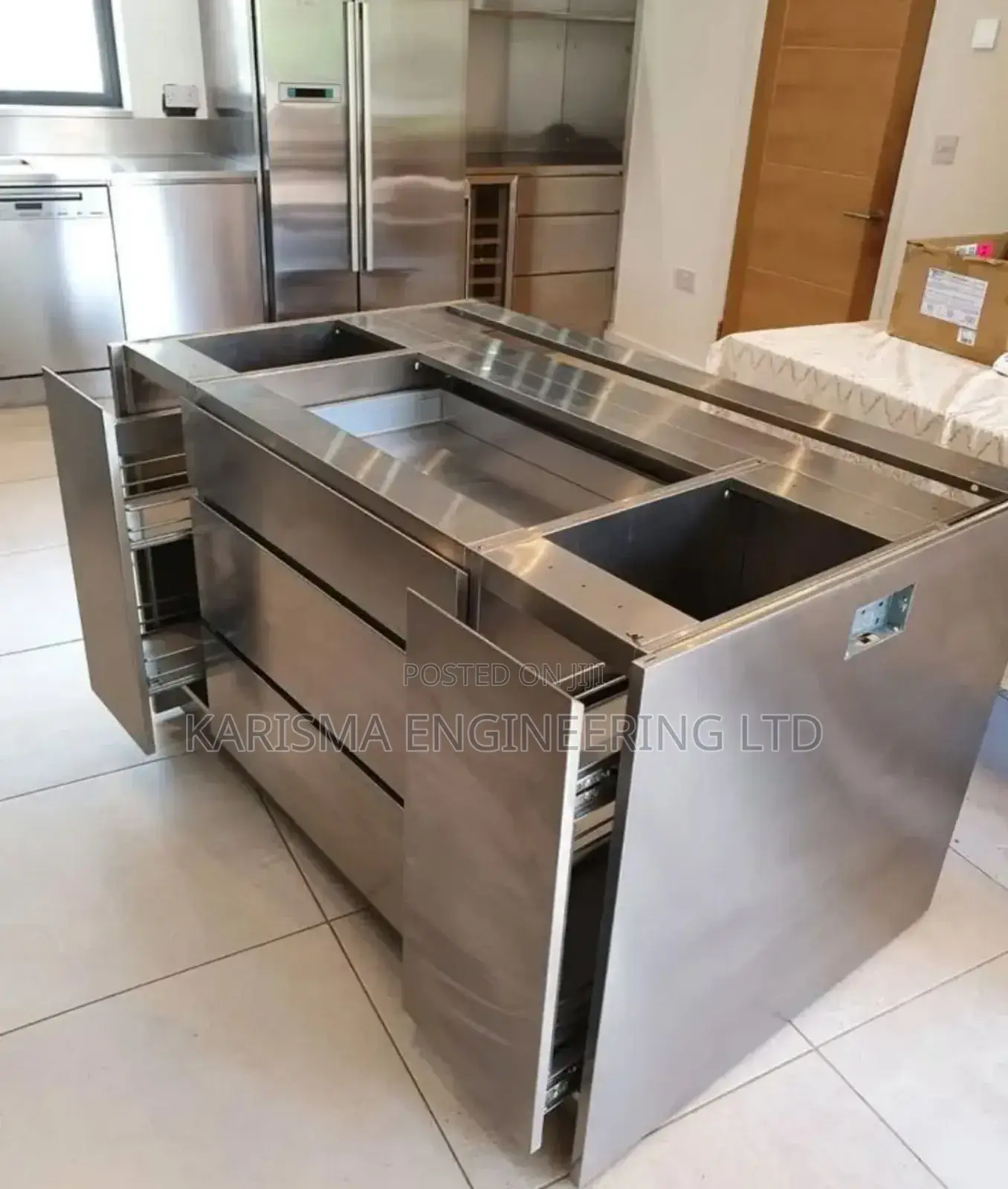 Stainless Steel Island Cabinet