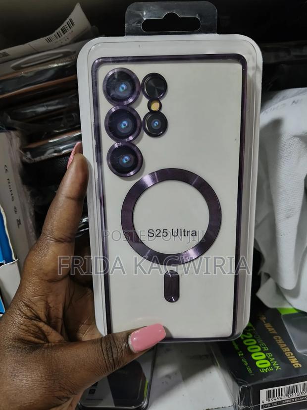 Clear Magsafe Back Case For Samsung Galaxy S25 Ultra