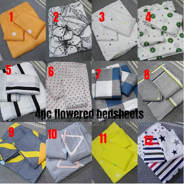 4 Piece Queen Size Bedsheet Set Available - main view