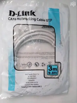 Cat6 UTP Patch Cord 3M Grey