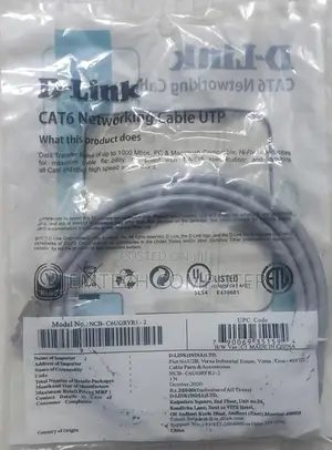 Cat6 UTP Patch Cord 3M Grey