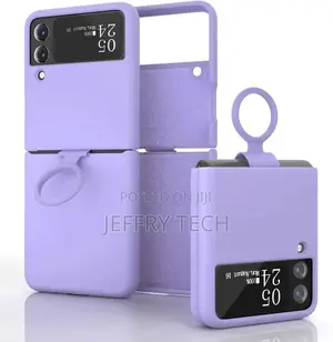 Samsung Galaxy Z Flip 4 Silicon Case Liquid Silicon -Purple