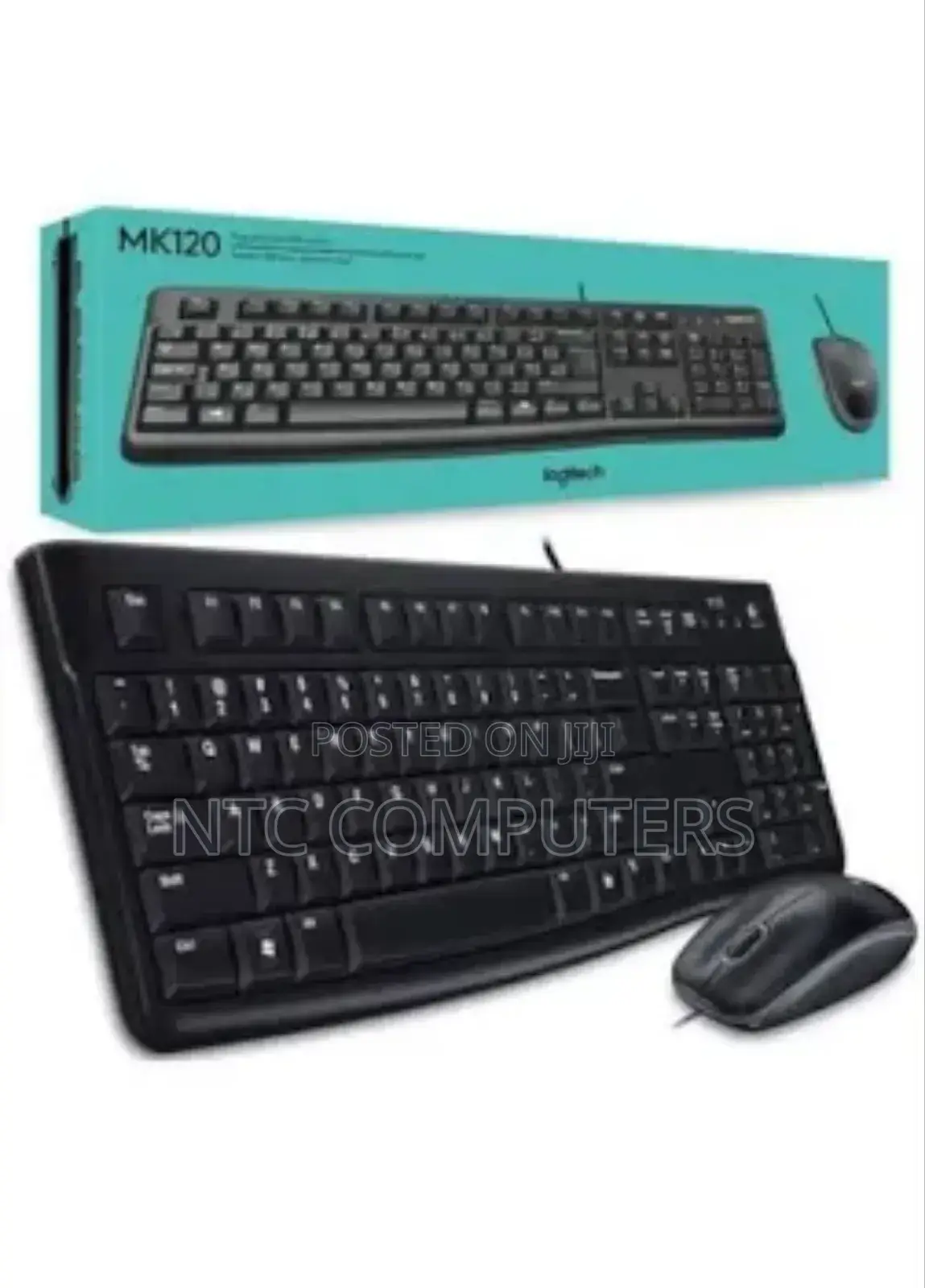 Logitech Mk120 Usb Wired Keyboard and Mouse Combo