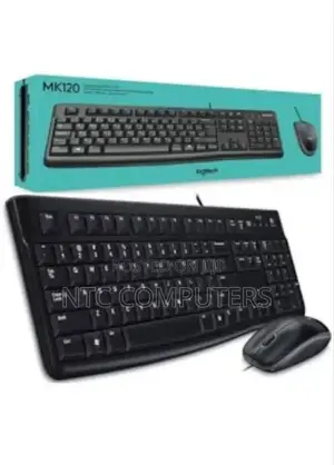 Logitech Mk120 Usb Wired Keyboard and Mouse Combo