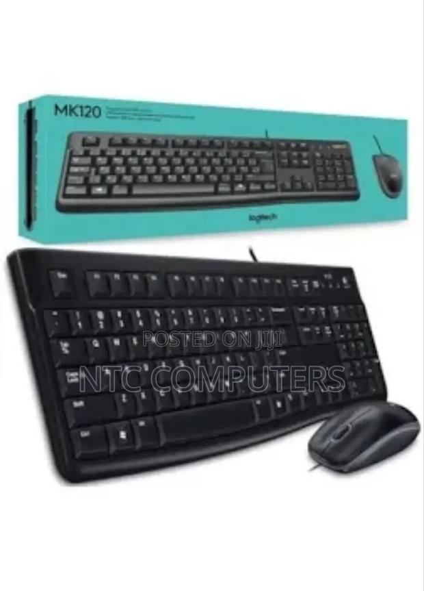 Logitech Mk120 Usb Wired Keyboard and Mouse Combo