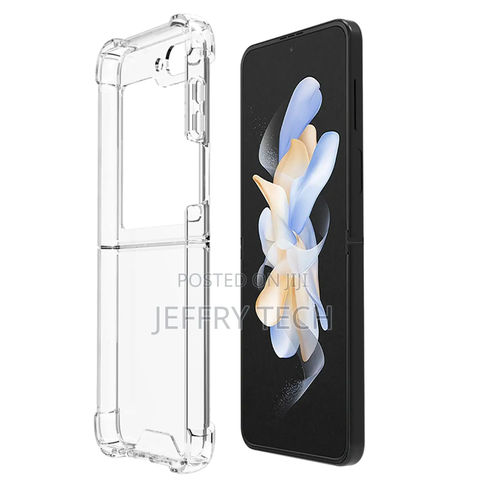 Samsung Galaxy Z Flip5 Transparent PC + TPU Shockproof Case