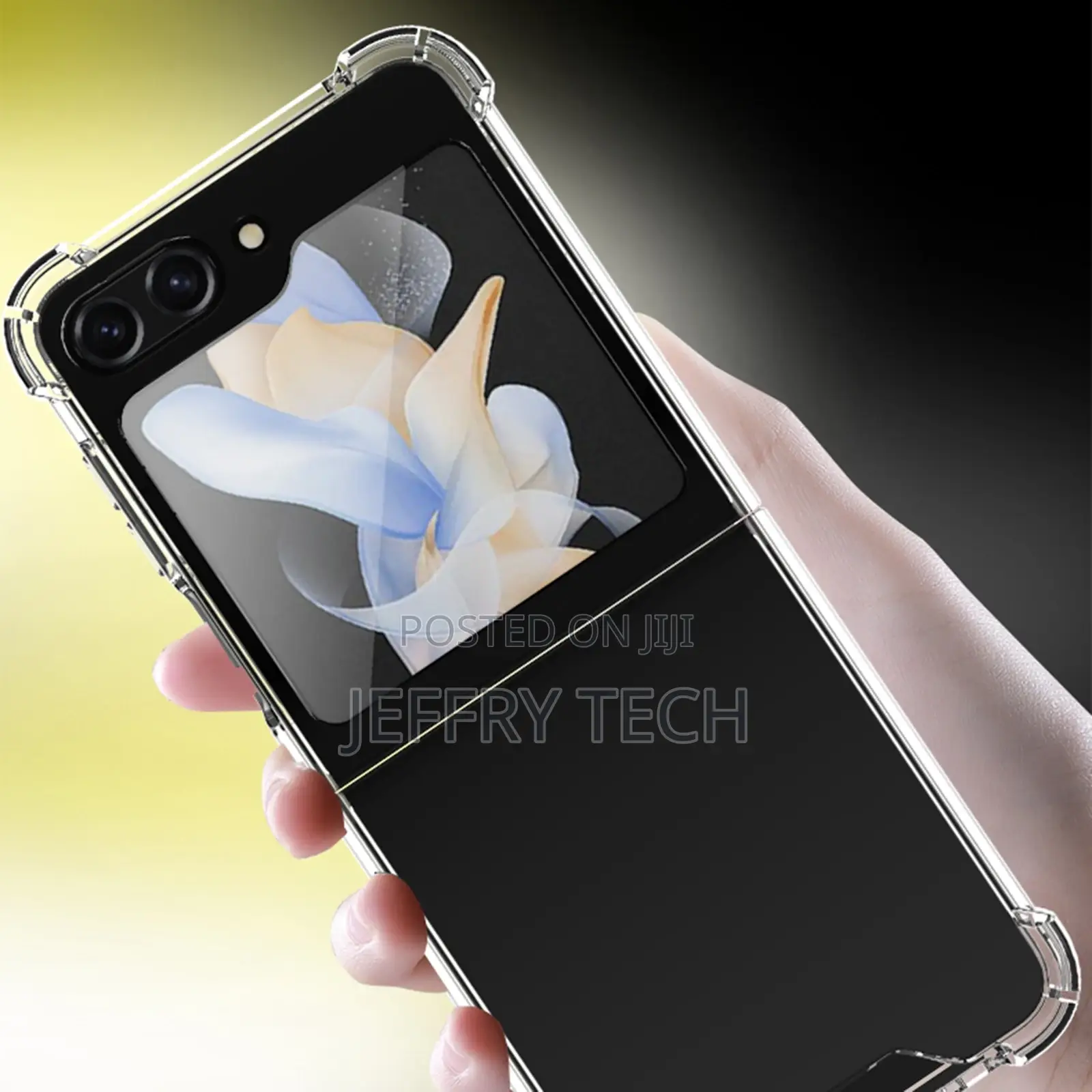 Samsung Galaxy Z Flip5 Transparent PC + TPU Shockproof Case