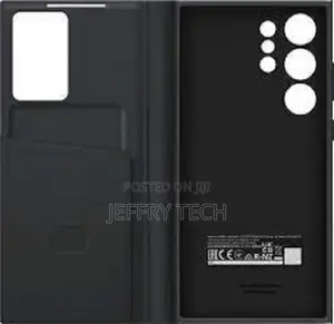 Official Samsung Galaxy S23 Ultra Smart View Wallet Case -Bl