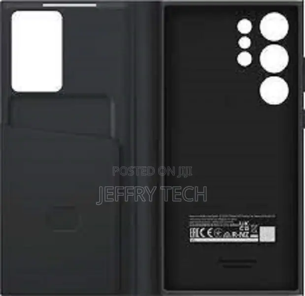 Official Samsung Galaxy S23 Ultra Smart View Wallet Case -Bl