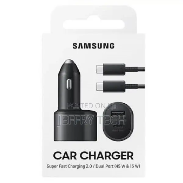 SAMSUNG Super Fast Dual Car Charger