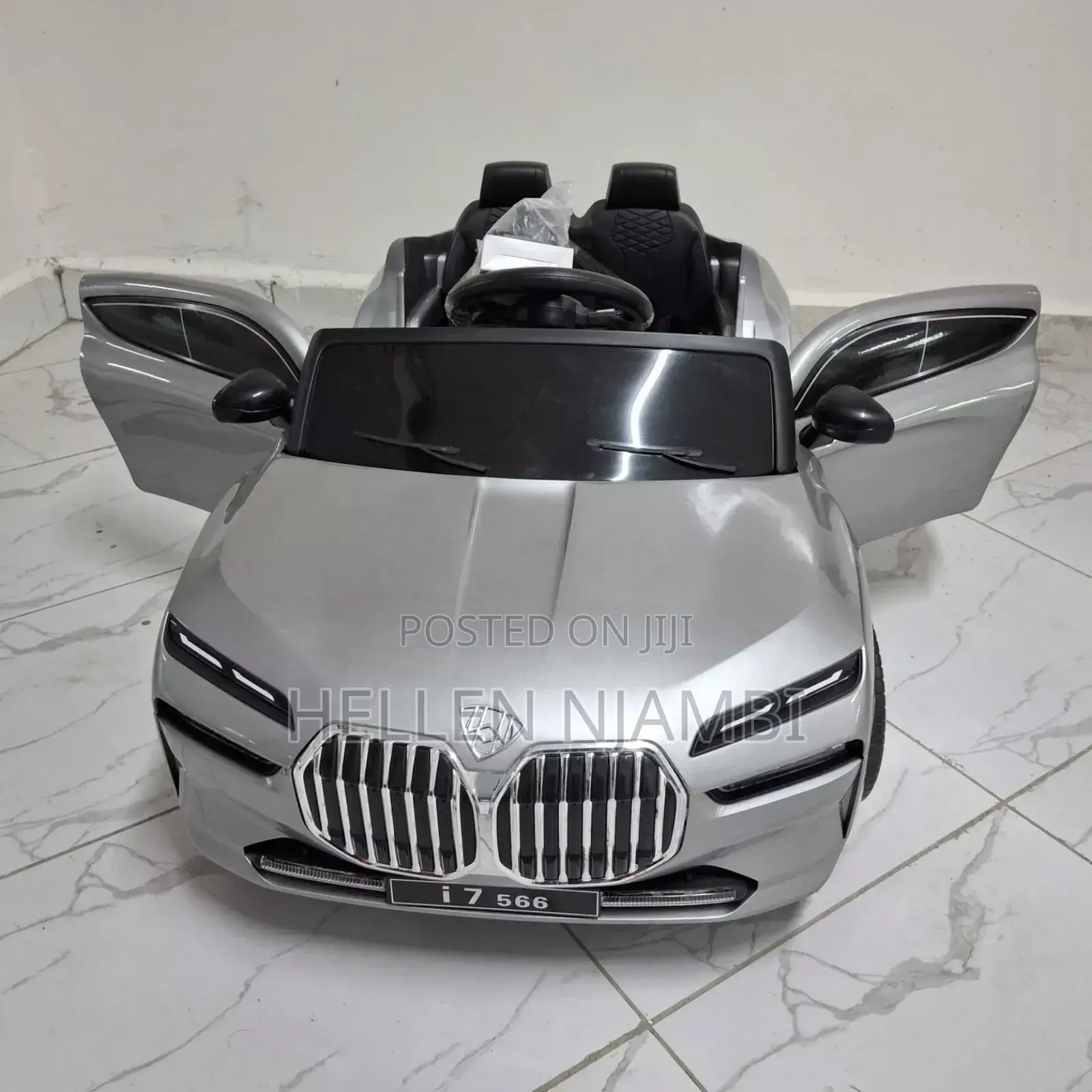 Kids Electric Cars Grey