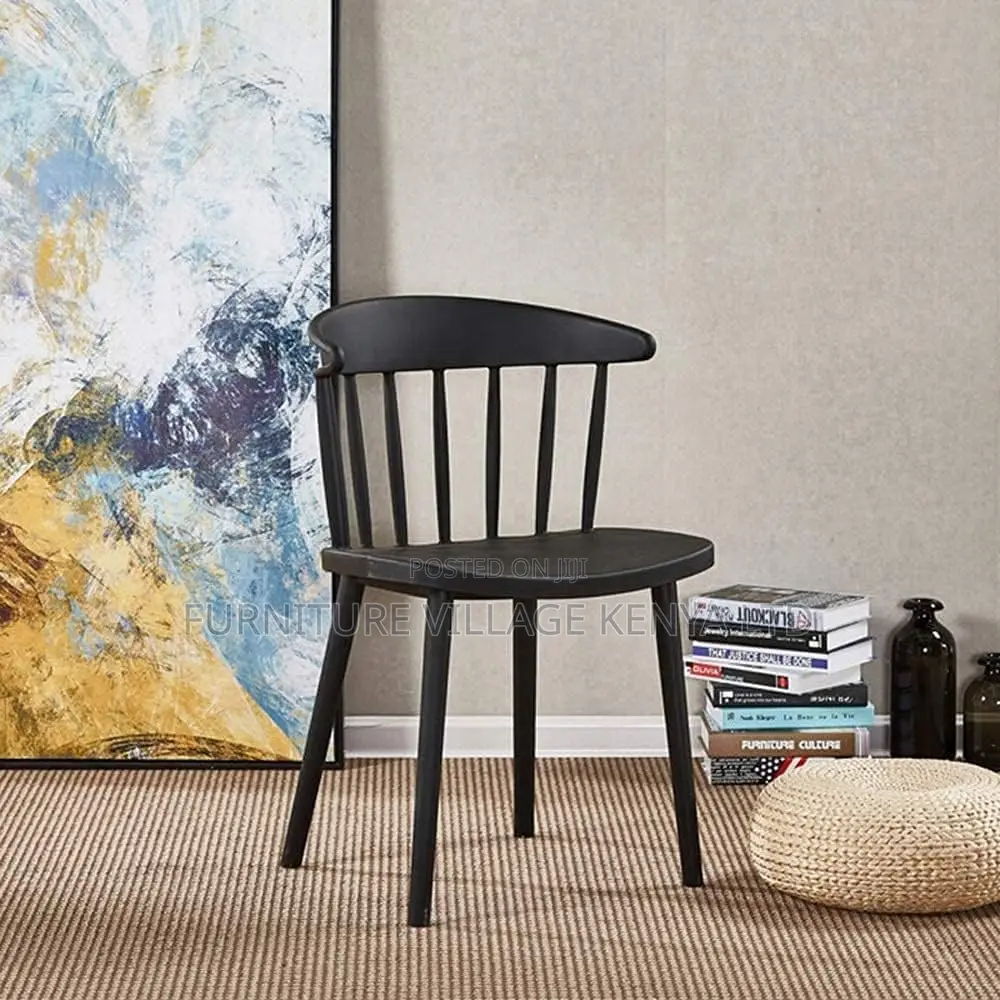 Home Seats; Modern Plastic Backrest Dining Chair