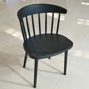 Home Seats; Modern Plastic Backrest Dining Chair