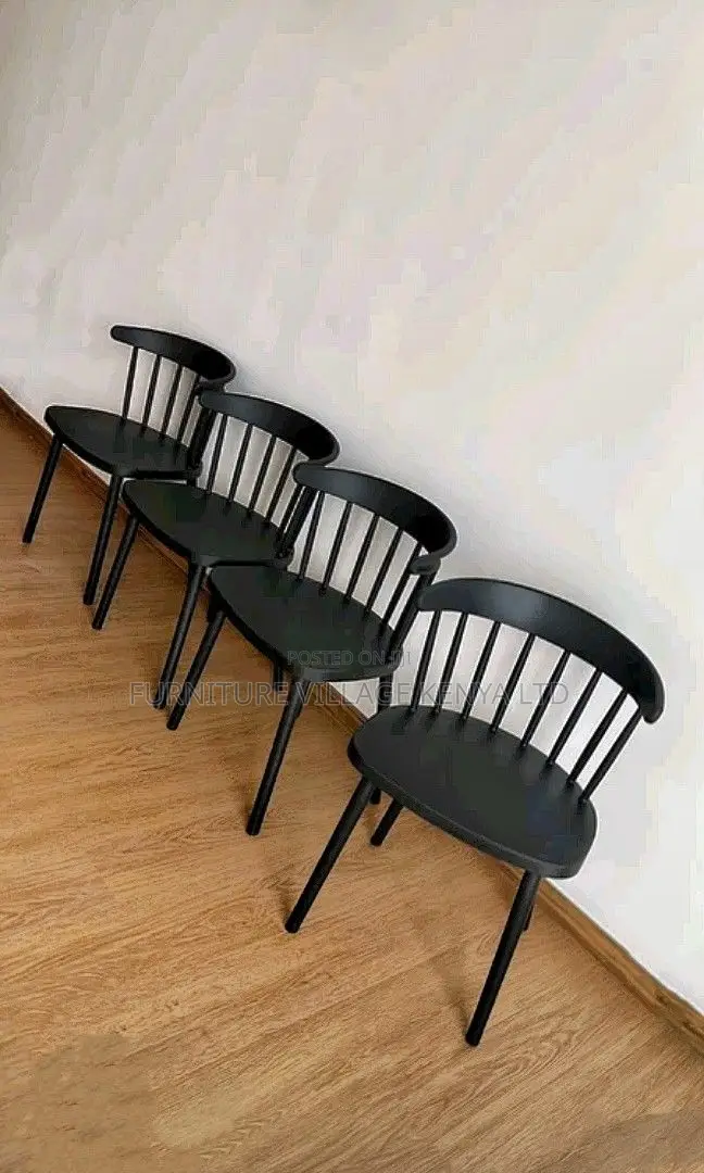 Home Seats; Modern Plastic Backrest Dining Chair