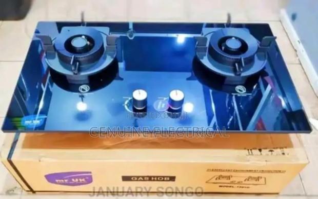 Black 2 Burner Amaze Inbuilt Glass Hob