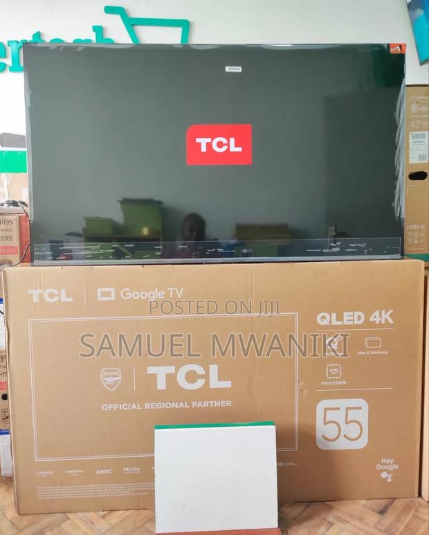 TCL 55′′ Qled Pro Uhd Google Tv Hdr10+ Frameless Screen