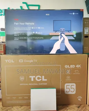 TCL 55′′ Qled Pro Uhd Google Tv Hdr10+ Frameless Screen