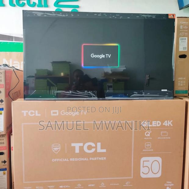 TCL 50′′ Qled Pro Uhd Google Tv Hdr10+ Frameless Screen - thumbnail 2