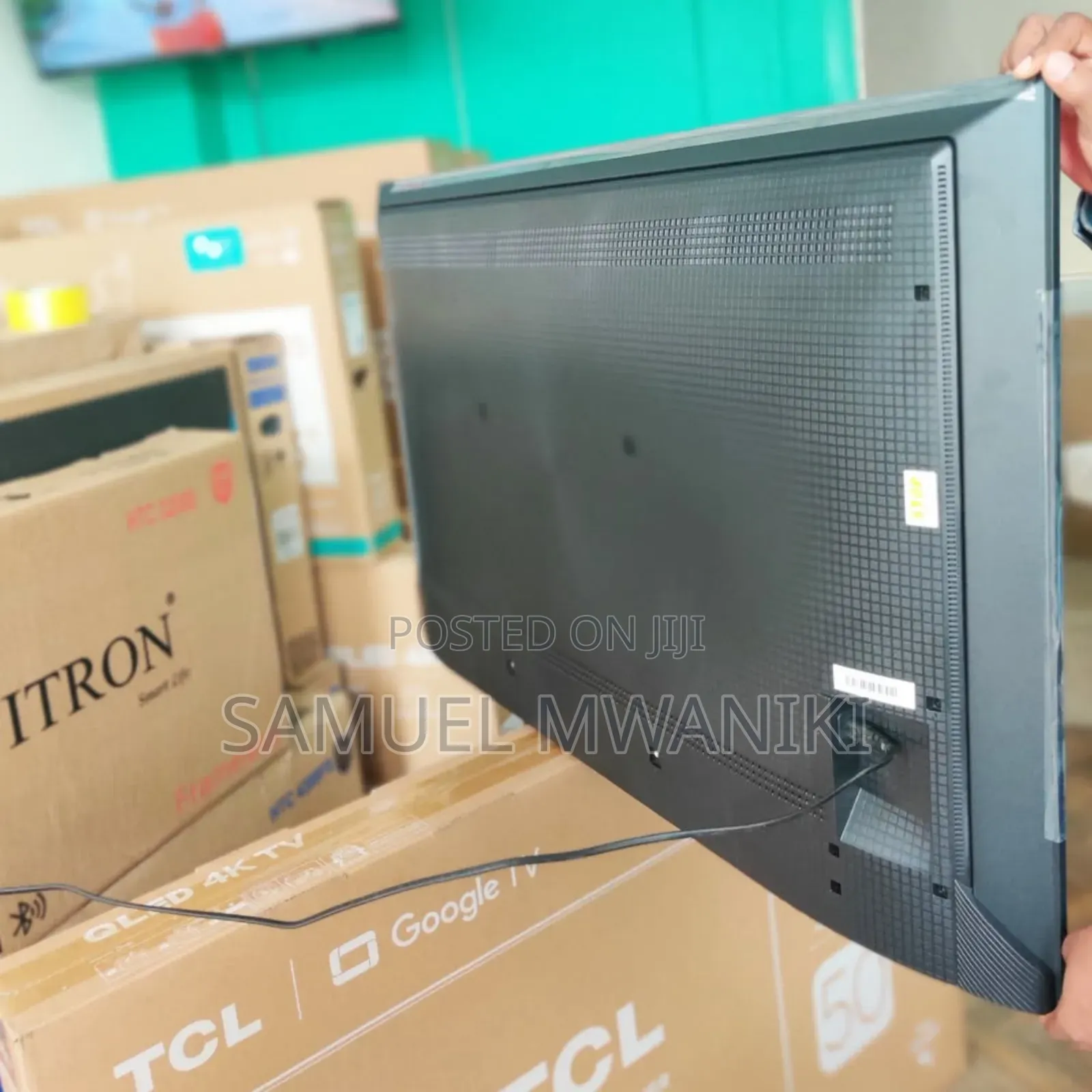 TCL 50′′ Qled Pro Uhd Google Tv Hdr10+ Frameless Screen