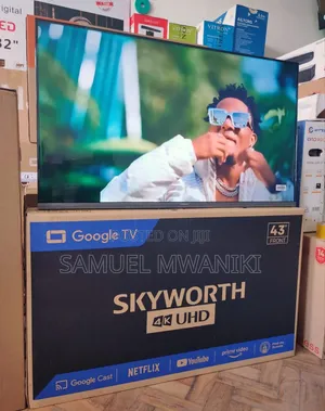 Skyworth 43′′ UHD Smart Google TV Frameless Screen Latest