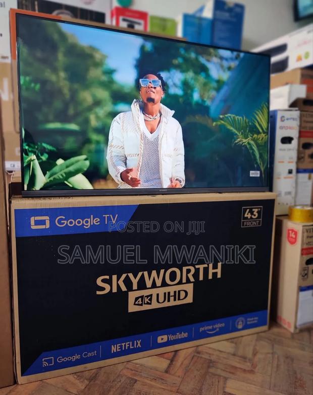 Skyworth 43′′ UHD Smart Google TV Frameless Screen Latest - thumbnail 5