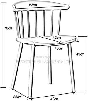 Plastic Dining Seat - Home Modern Minimalist Chair