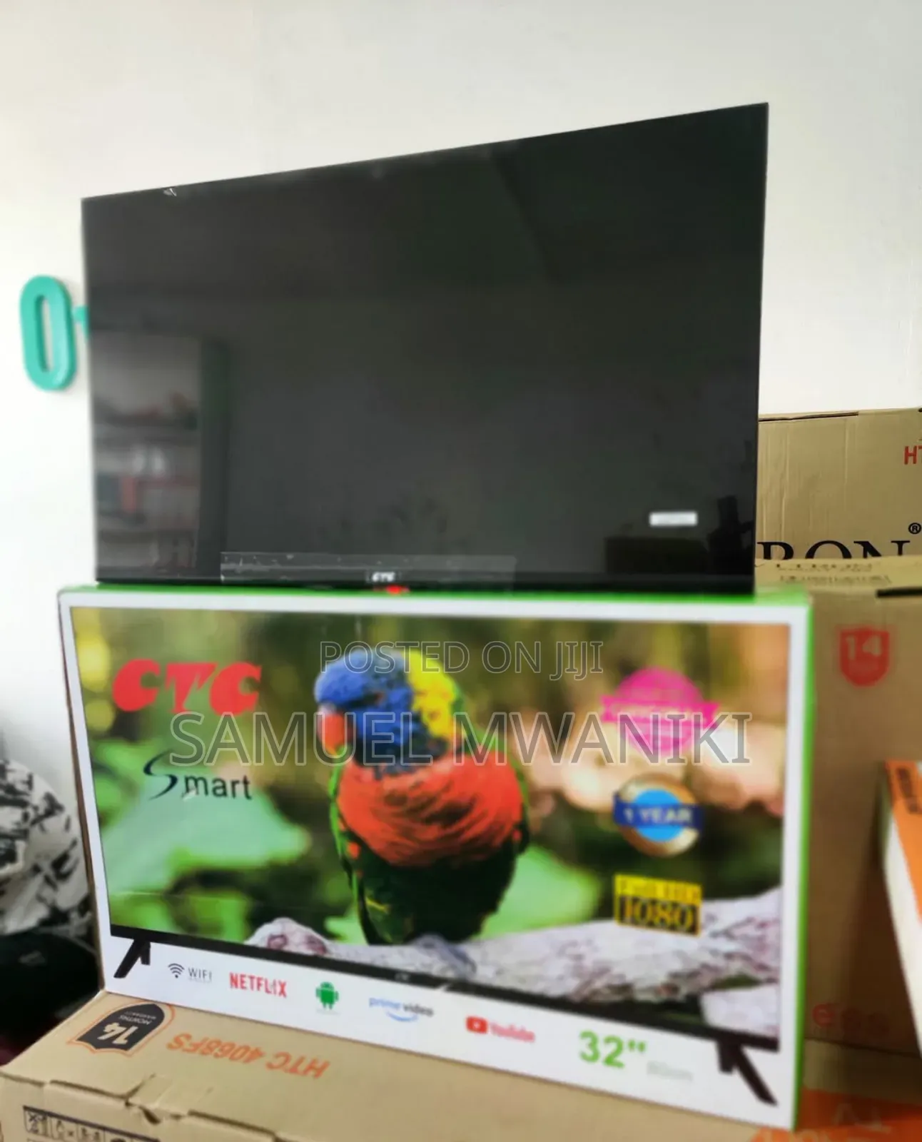 CTC 32" TV FHD Bluetooth Enabled Smart Android TV, Netflix