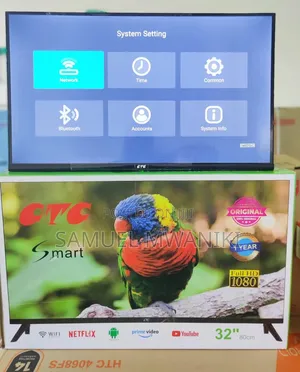 CTC 32" TV FHD Bluetooth Enabled Smart Android TV, Netflix
