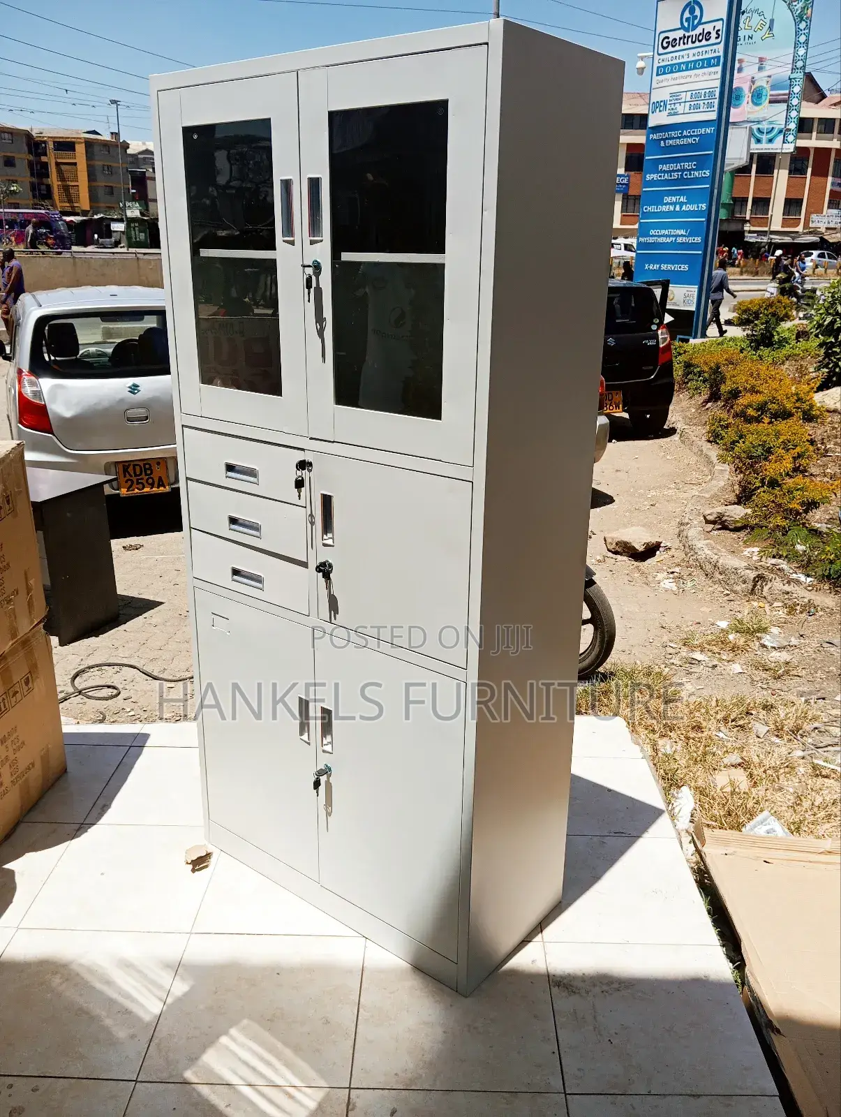 Cabinet With Built-in Safe