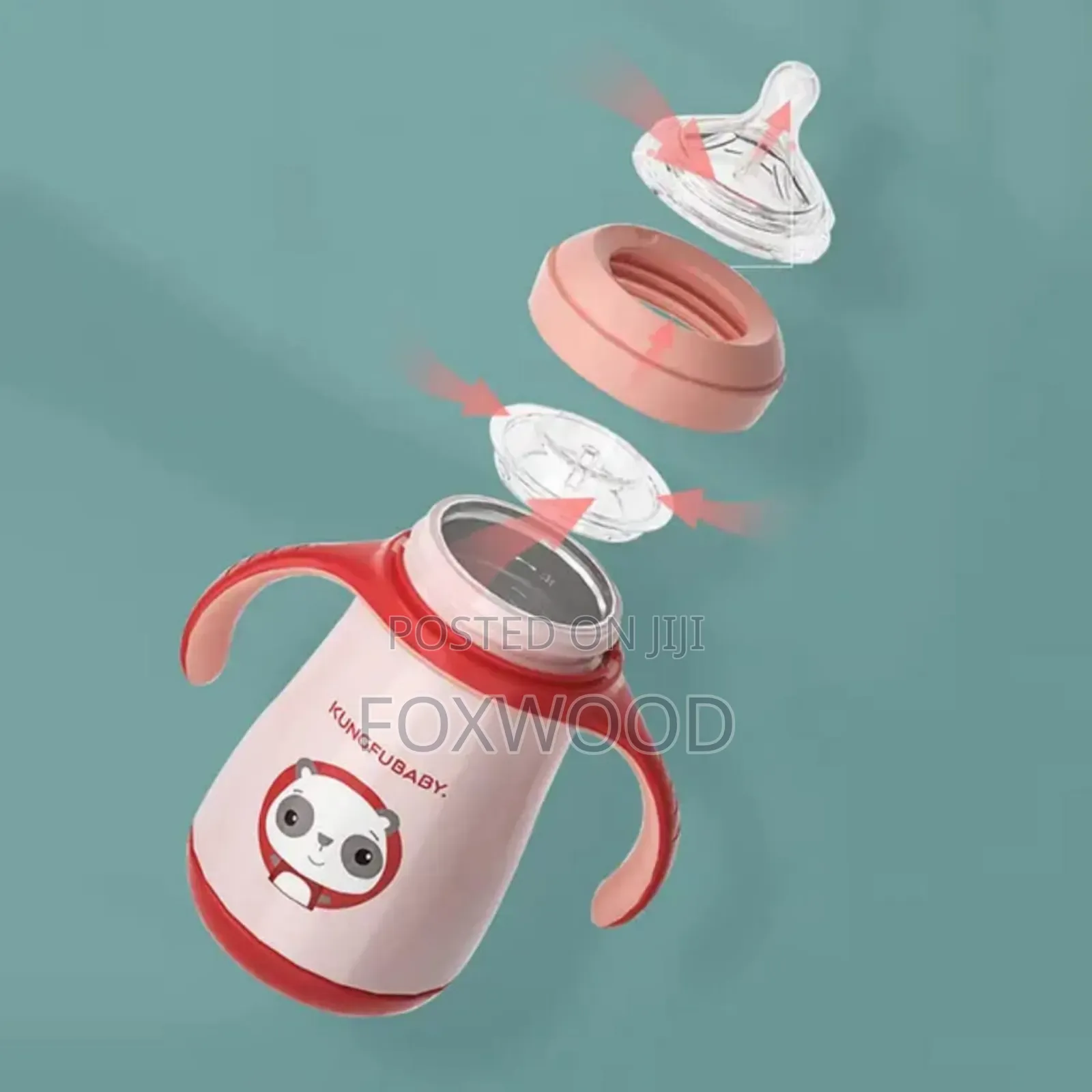 Stainless Steel Thermos Feeding Bottle 330 Ml (Keeps Hot)