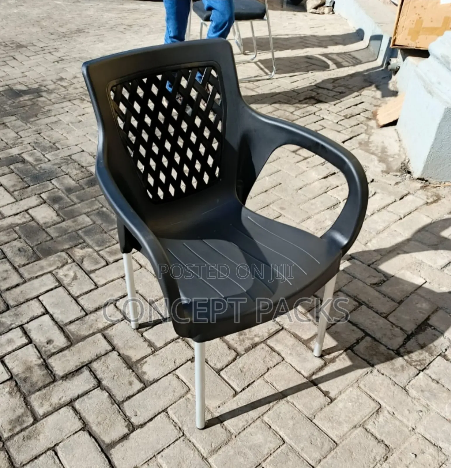 Black Plastic Chair