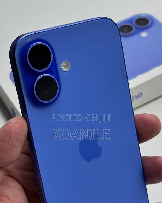 New Apple iPhone 16 128 GB Blue - thumbnail 2