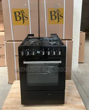 Black BJS 60by60 3-Gas+1 Hot Plate With Turbo-Fan Tr/Ht
