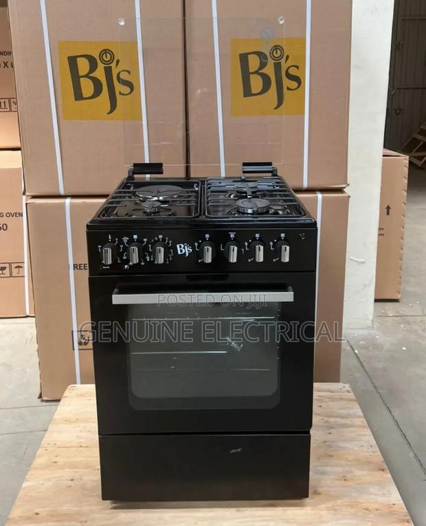 Black BJS 60by60 3-Gas+1 Hot Plate With Turbo-Fan Tr/Ht