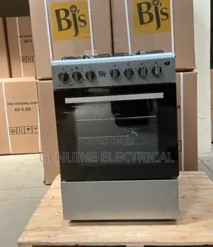 Grey BJS 60X60 3-Gas+1 Hot Plate With Turbo-Fan Tg/Ht