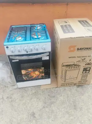 White Sayona 3+1 Electric Plate Standing Cooker, Ove S-P