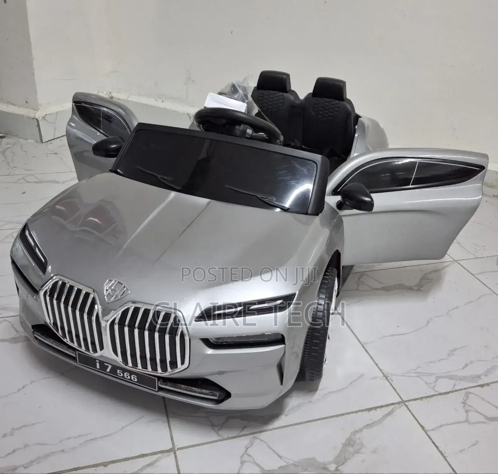 Kids Electric Car Grey