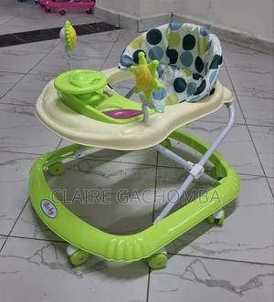 Green Baby Walker With Melody - thumbnail 2