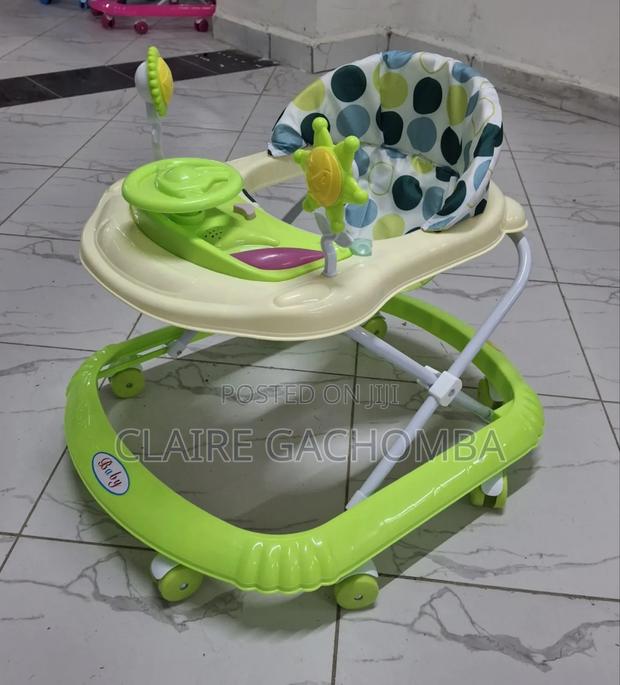 Green Baby Walker With Melody - main view