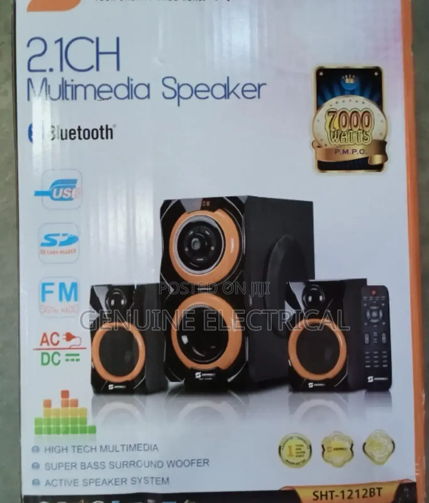Sayona SHT-1214BT 2.1 CH Home Theater Wooofer Syste/W-2