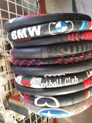 Leather Branded Steering Wheel Cover/ Steering Cover