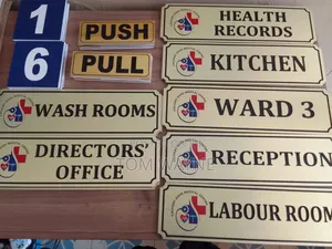Hospital Door Labels/Signs