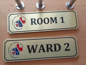 Hospital Door Labels/Signs