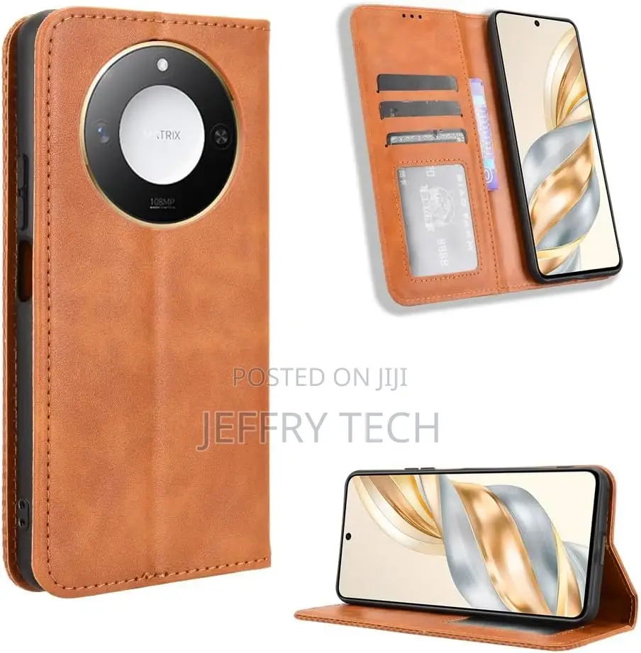 Flip Cover Wallet Clip Leather Case With Honor X9c X60 Pro
